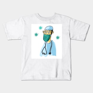 cartoon doctor Kids T-Shirt